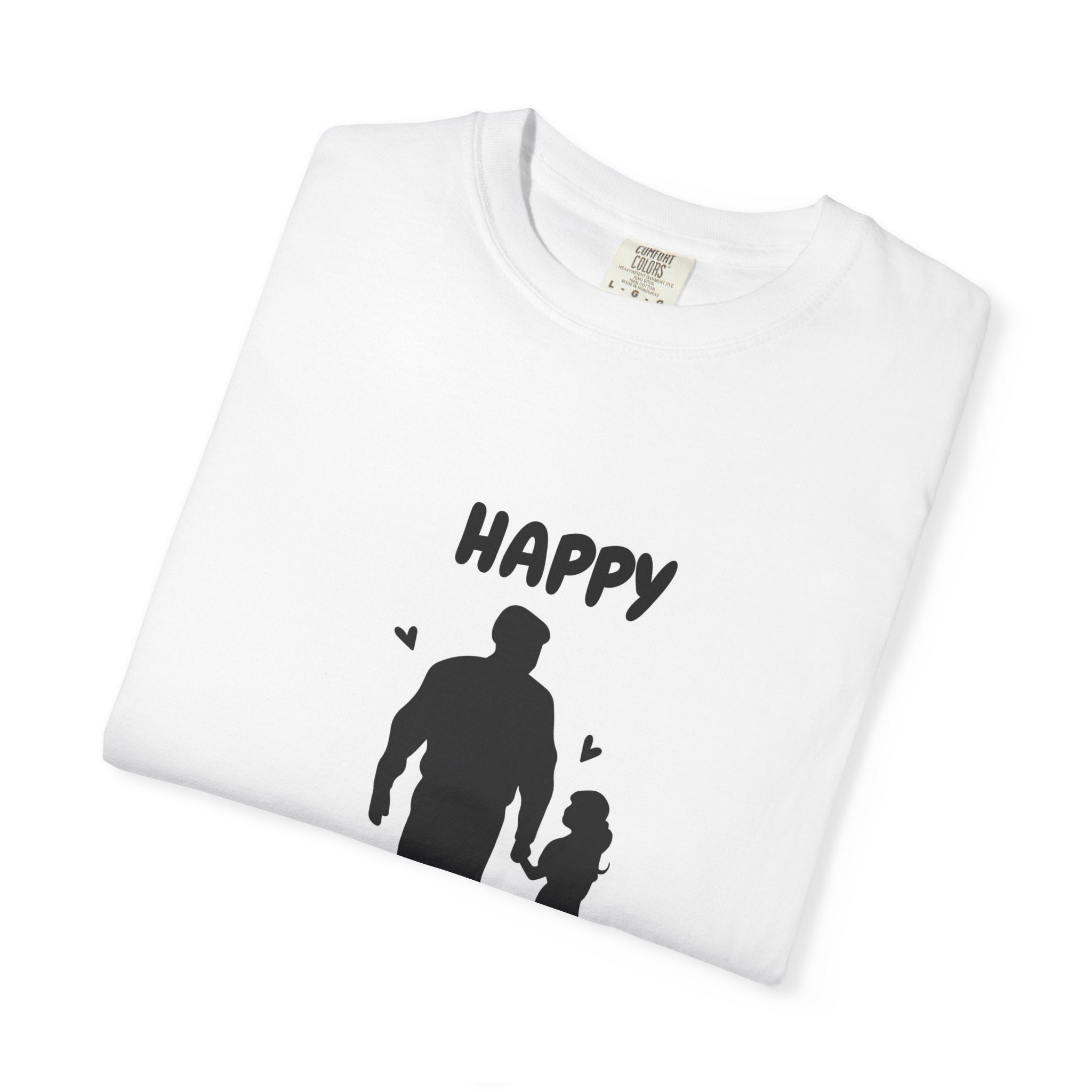 Father's Day T-Shirt - "Happy Father's Day" Silhouette Tee