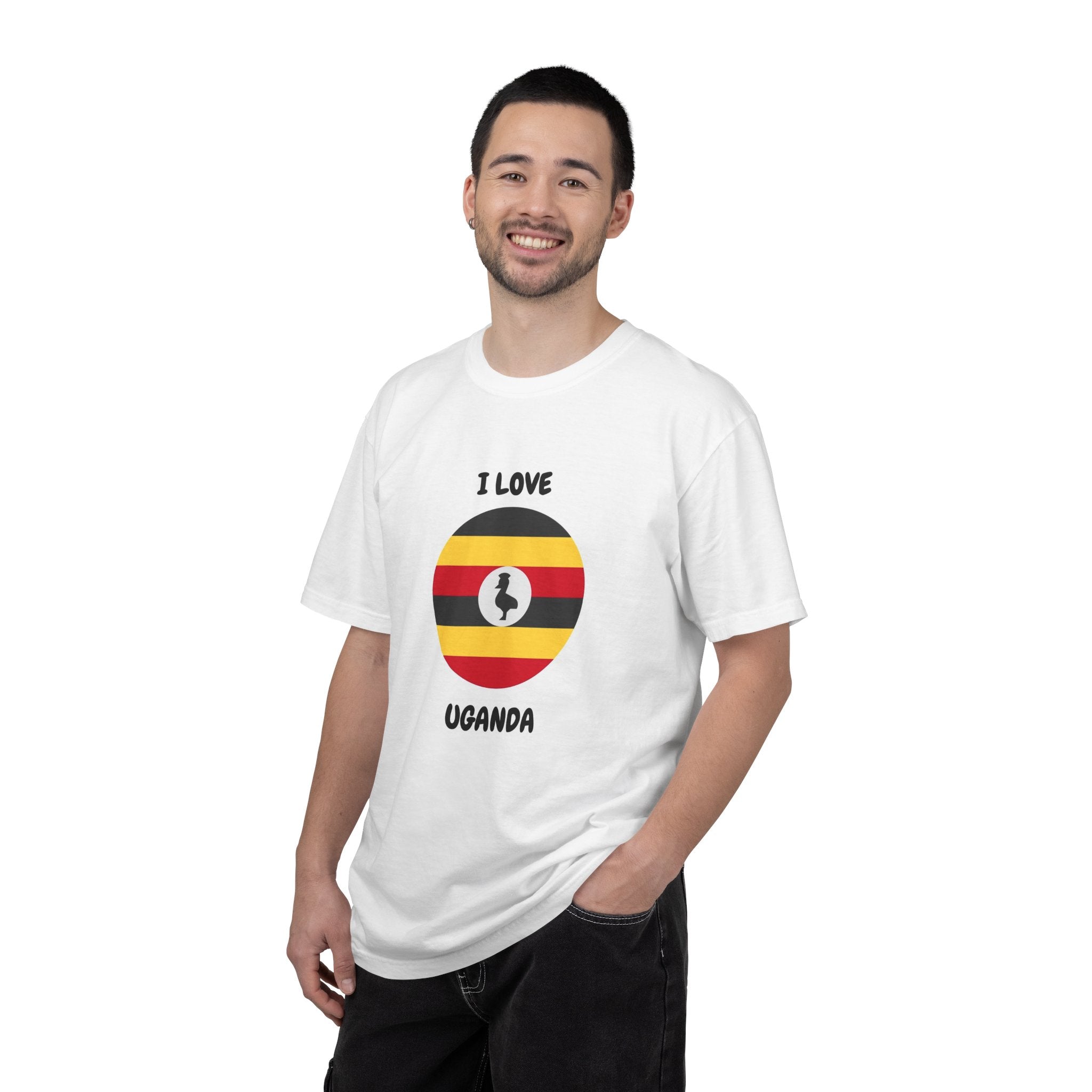 Uganda Flag "I Love Uganda" T-Shirt