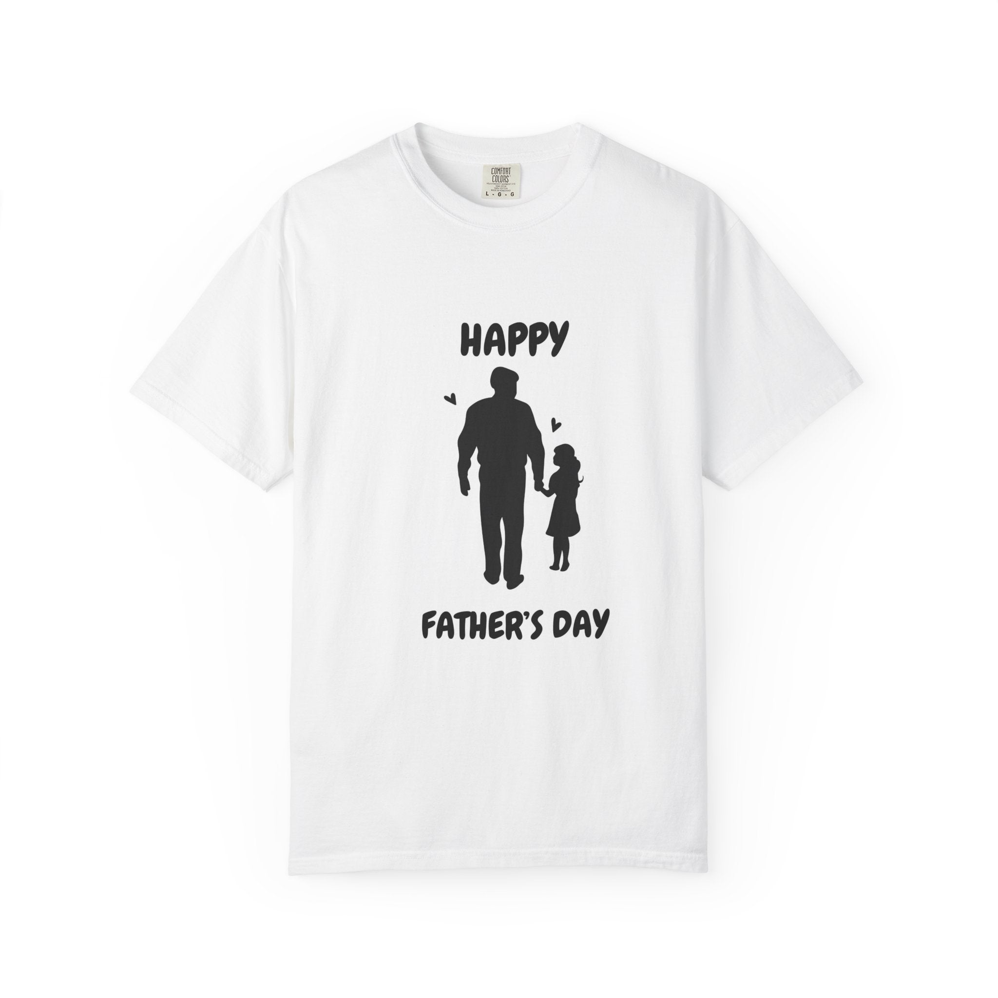 Father's Day T-Shirt - "Happy Father's Day" Silhouette Tee
