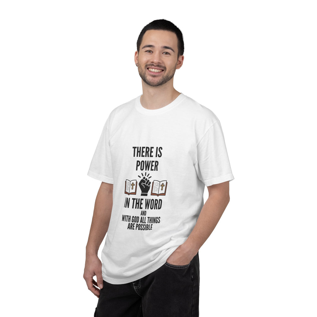 There Is Power In The Word Christian T-Shirt — Faith Graphic Tee