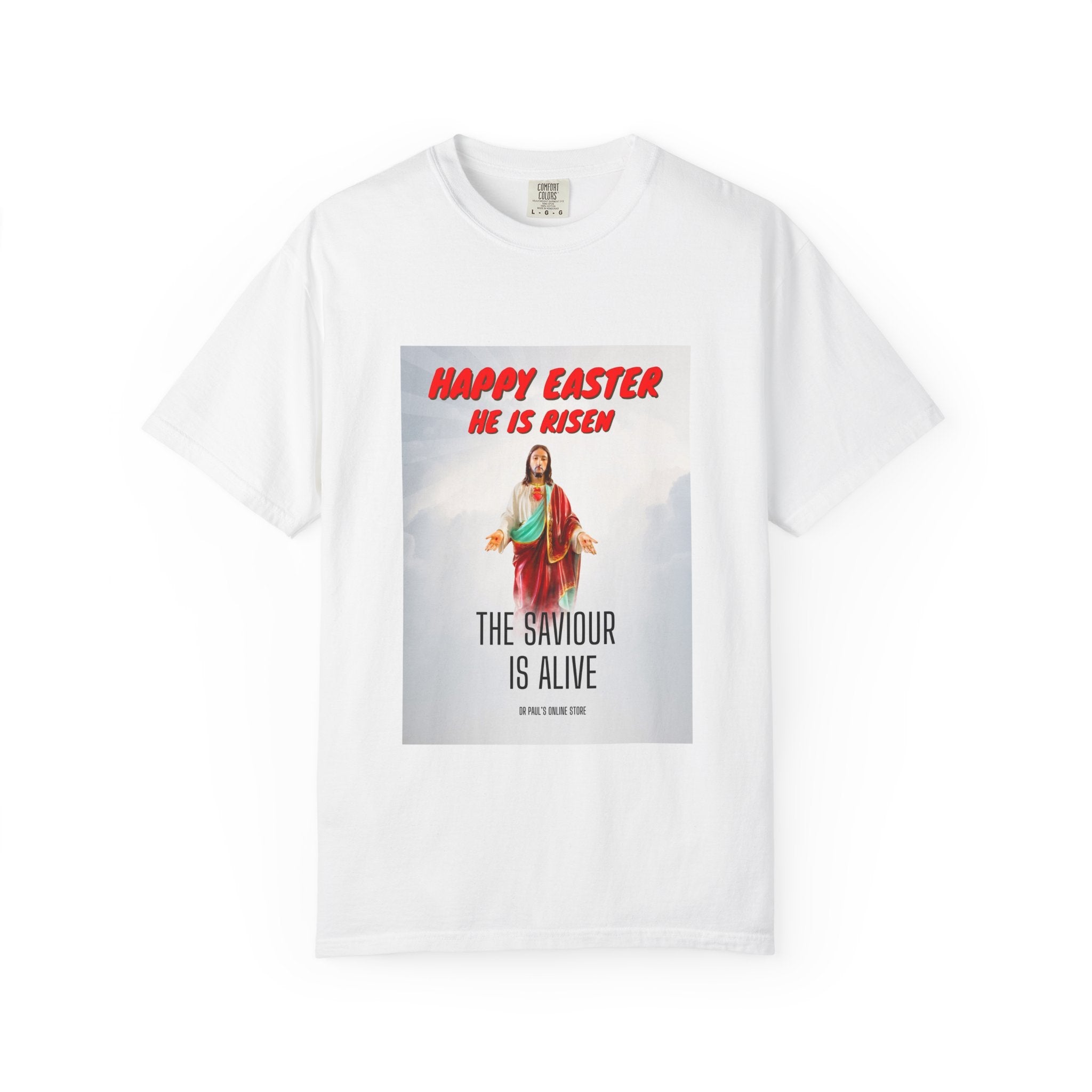 Easter ‘He Is Risen’ Jesus T-Shirt — The Saviour Is Alive Christian Tee