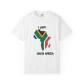 I Love South Africa T-Shirt — South Africa Flag Map Tee