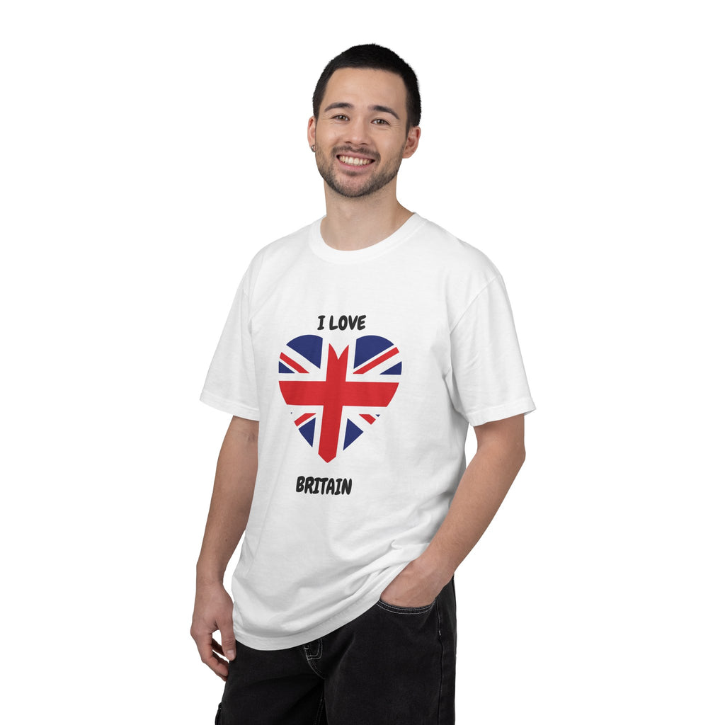 I Love Britain T-Shirt — Heart Union Jack UK Pride Tee