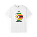 I Love Zimbabwe T-Shirt — Zimbabwe Flag Graphic Tee
