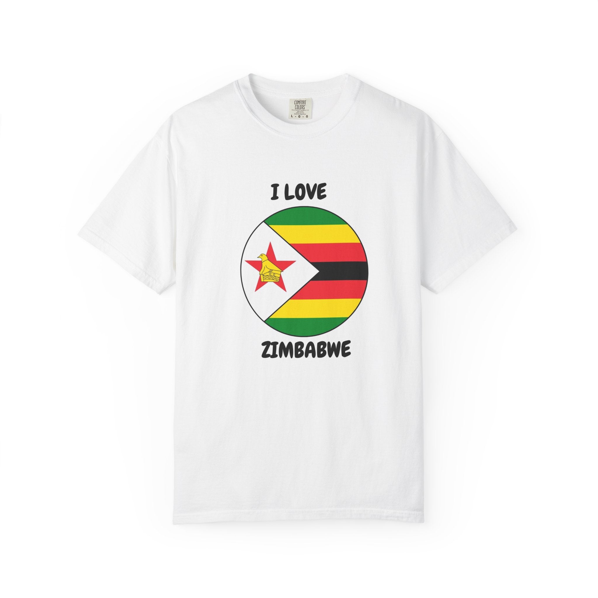 I Love Zimbabwe T-Shirt — Zimbabwe Flag Graphic Tee