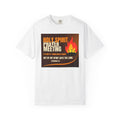 Prayer Meeting T‑Shirt — "Holy Spirit" Flame Design with Zechariah 4:6 Verse
