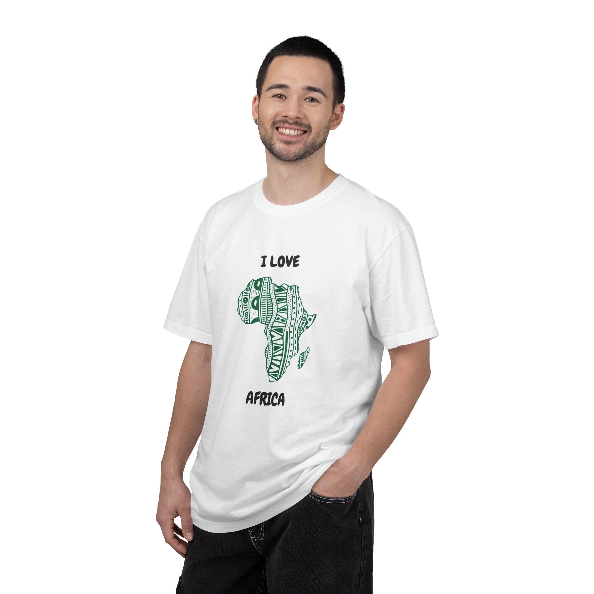 I Love Africa Graphic T-Shirt — Tribal Map Print