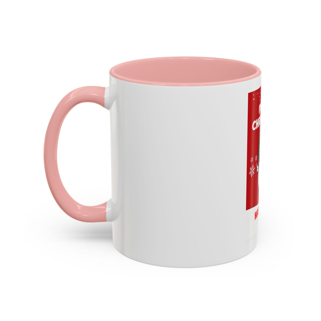 Christmas Snowman Coffee Mug — "Merry Christmas / Happy New Year" Accent Ceramic Mug