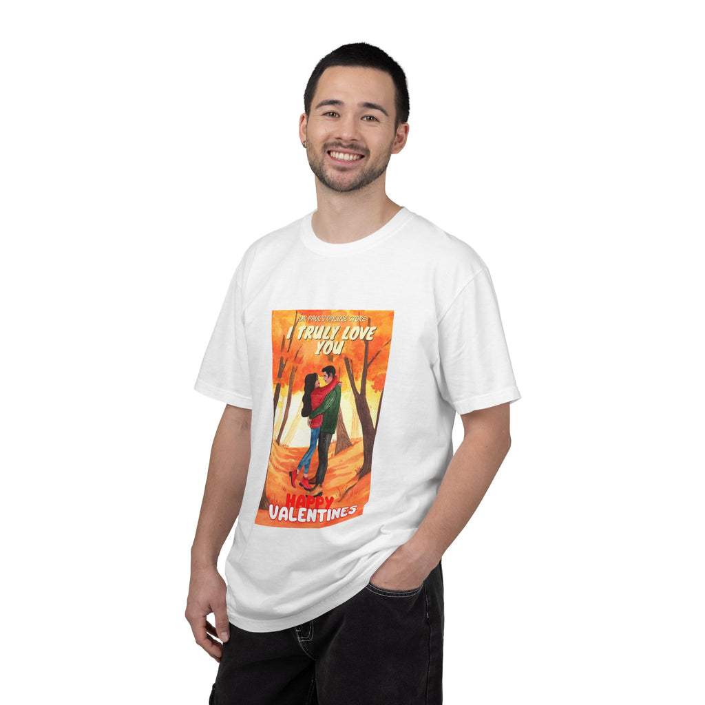 Valentine's Retro Couple Tee — "I Truly Love You" Vintage Romance T-Shirt
