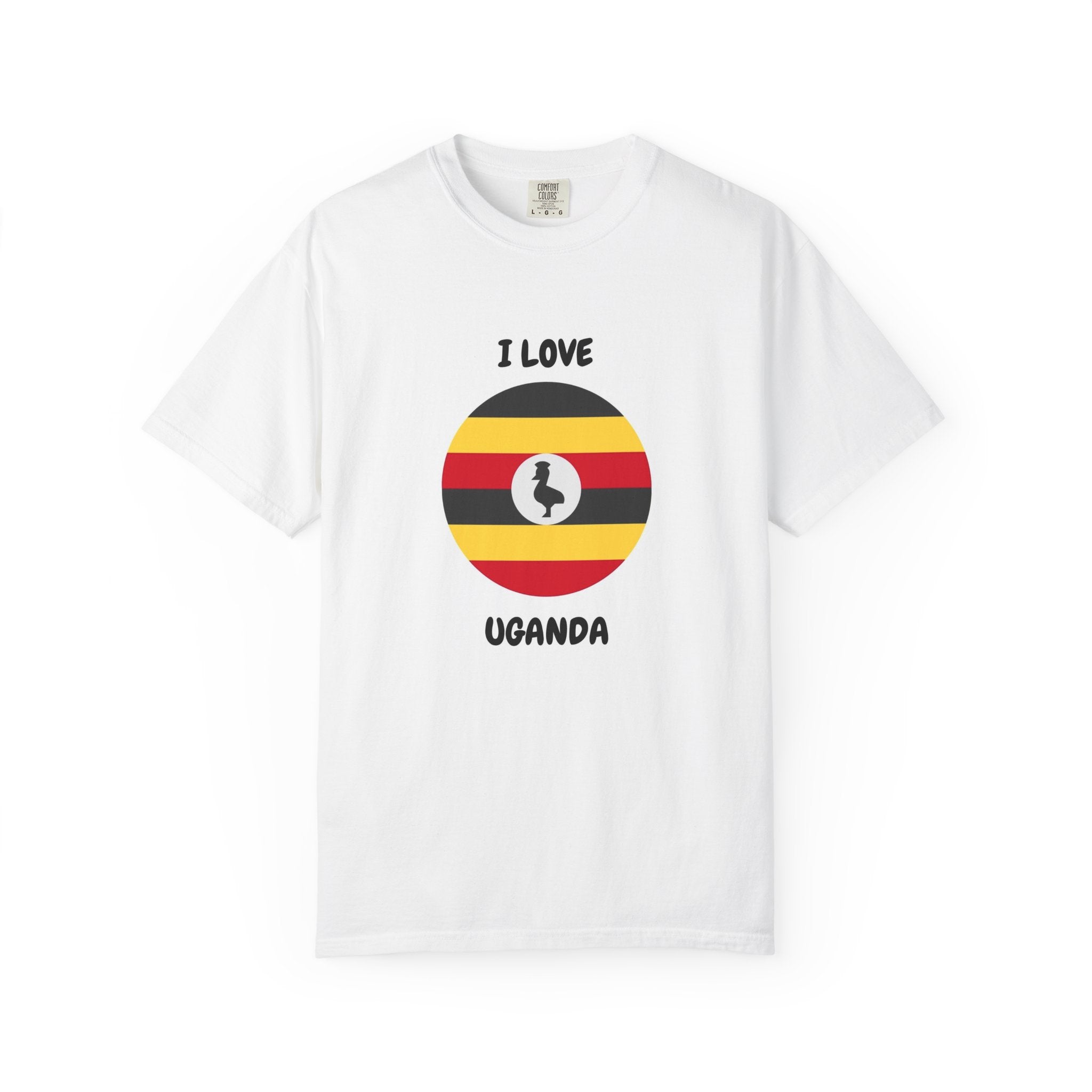 Uganda Flag "I Love Uganda" T-Shirt