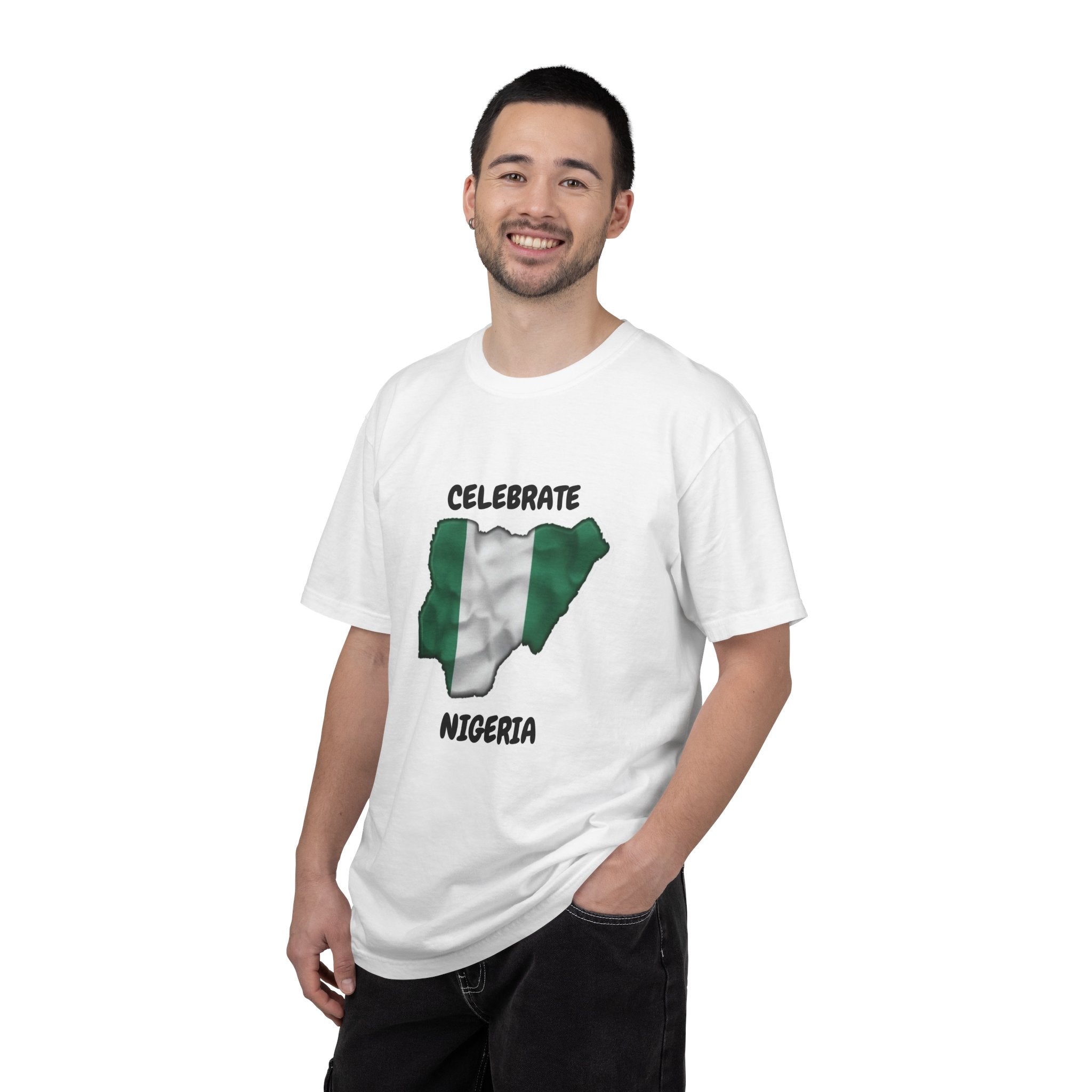Celebrate Nigeria T-Shirt — Nigerian Flag Map Pride Tee