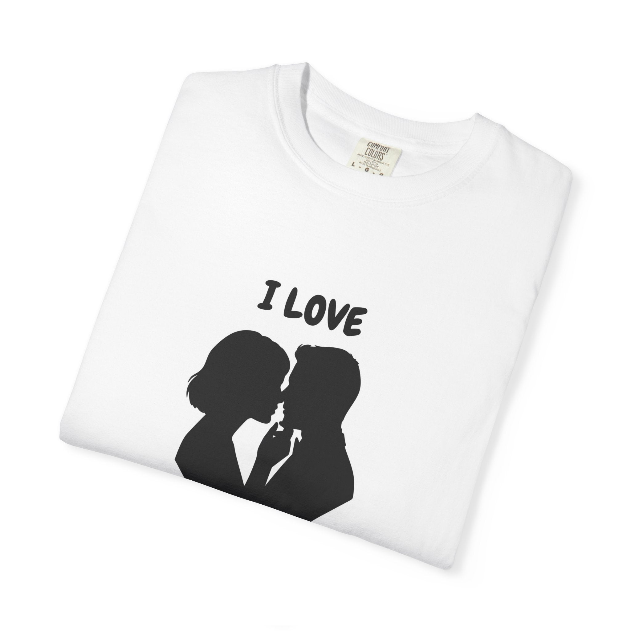 I Love My Wife T-shirt — Romantic Couple Silhouette Tee for Husband