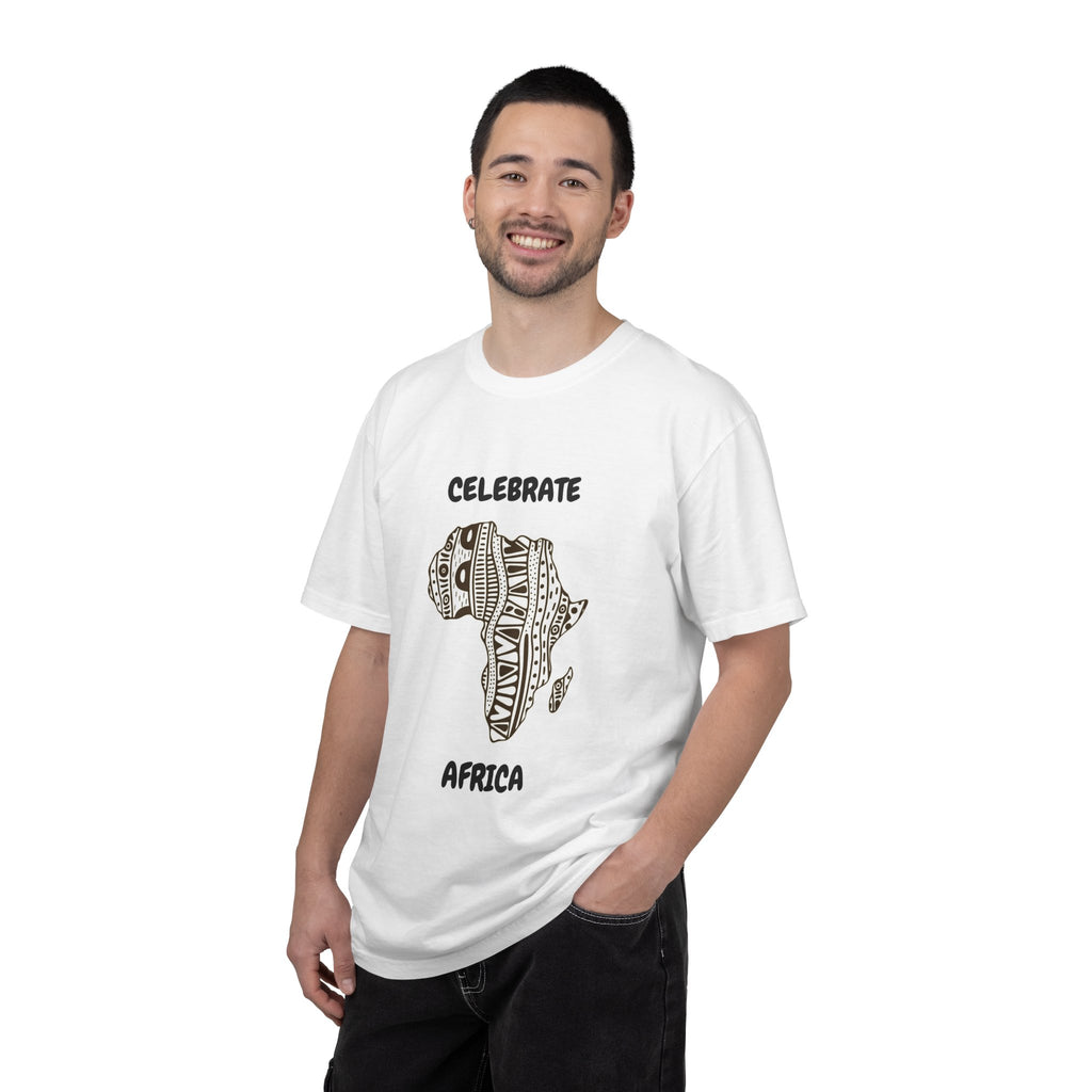 Celebrate Africa T-Shirt — African Map Tribal Pattern Tee
