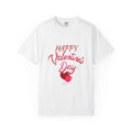 Valentine's Day T-Shirt — "Happy Valentine's Day" Heart Graphic Tee