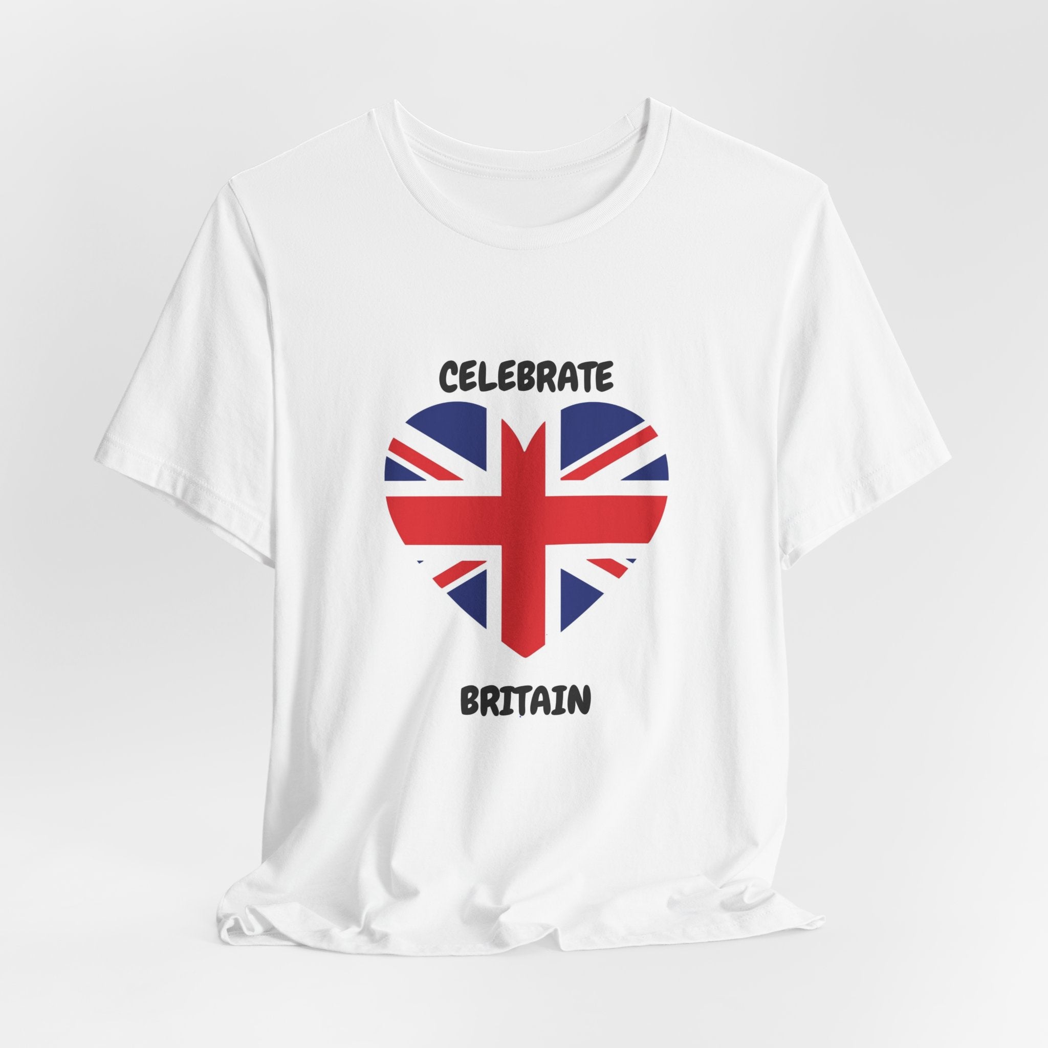 Celebrate Britain T-Shirt — Union Jack Heart Tee