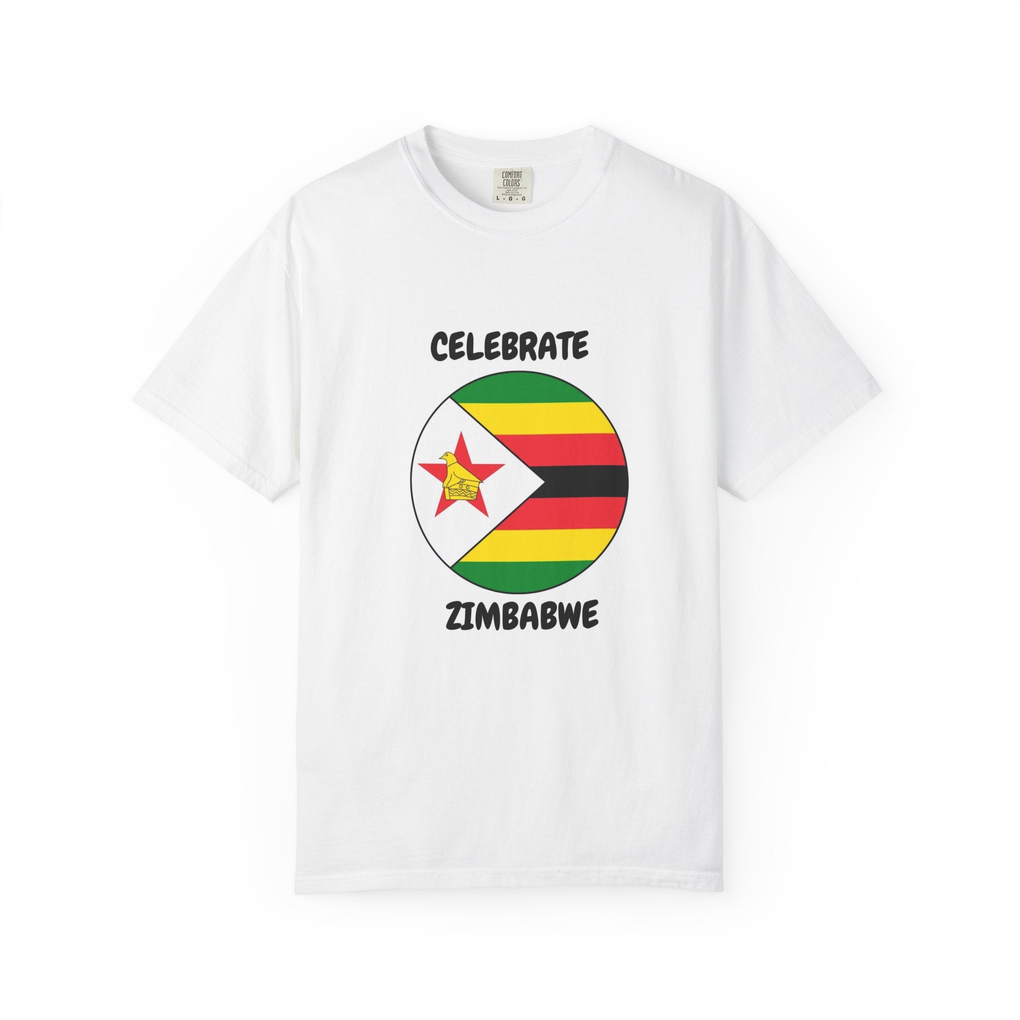 Celebrate Zimbabwe T-Shirt — Zimbabwe Flag Patriotic Tee