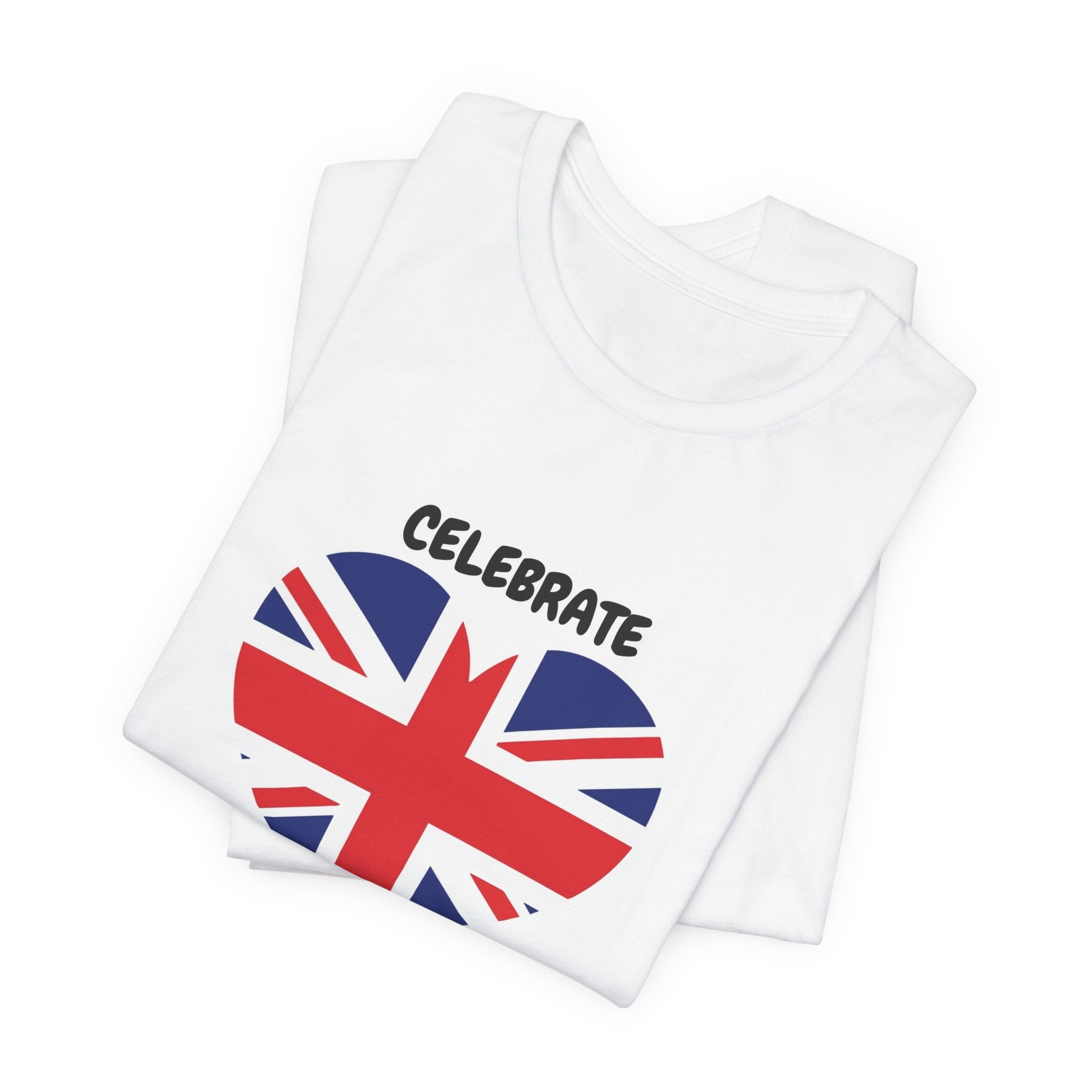 Celebrate Britain T-Shirt — Union Jack Heart Tee