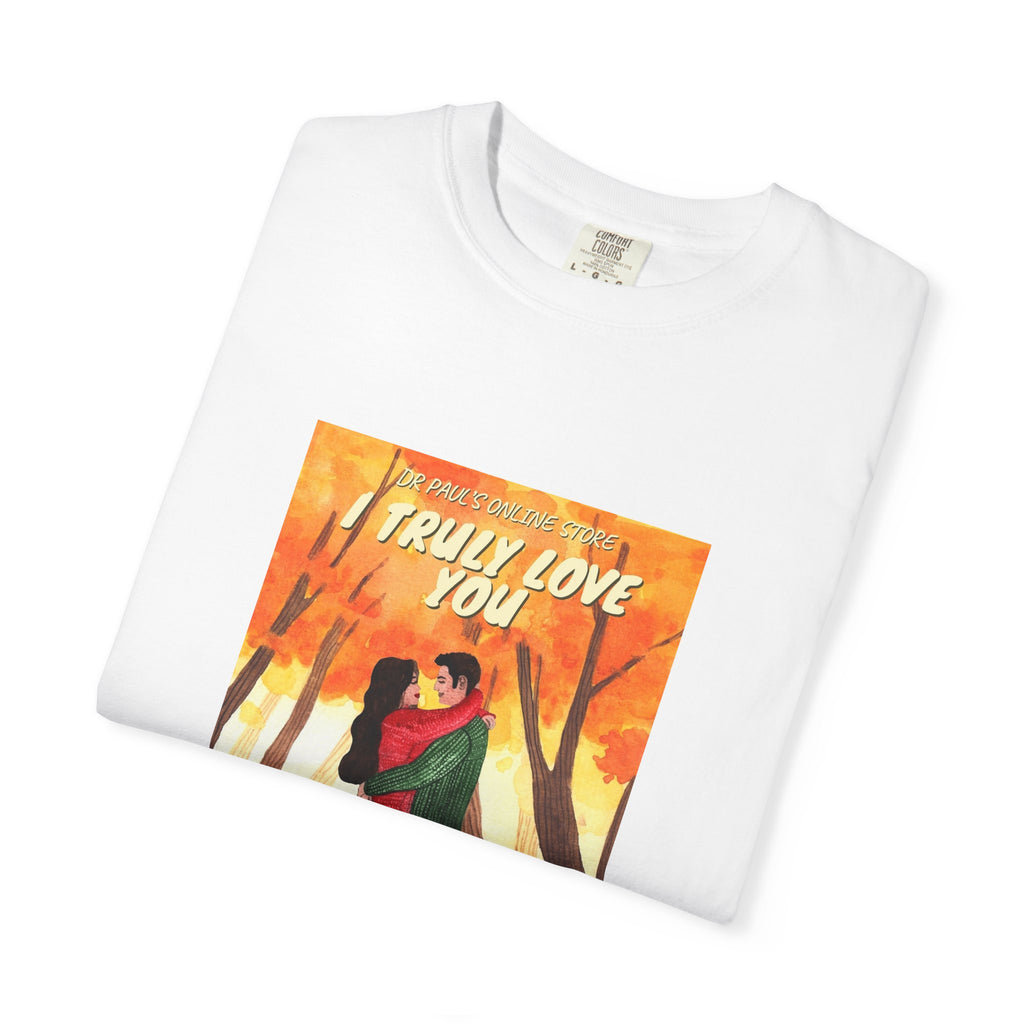 Valentine's Retro Couple Tee — "I Truly Love You" Vintage Romance T-Shirt