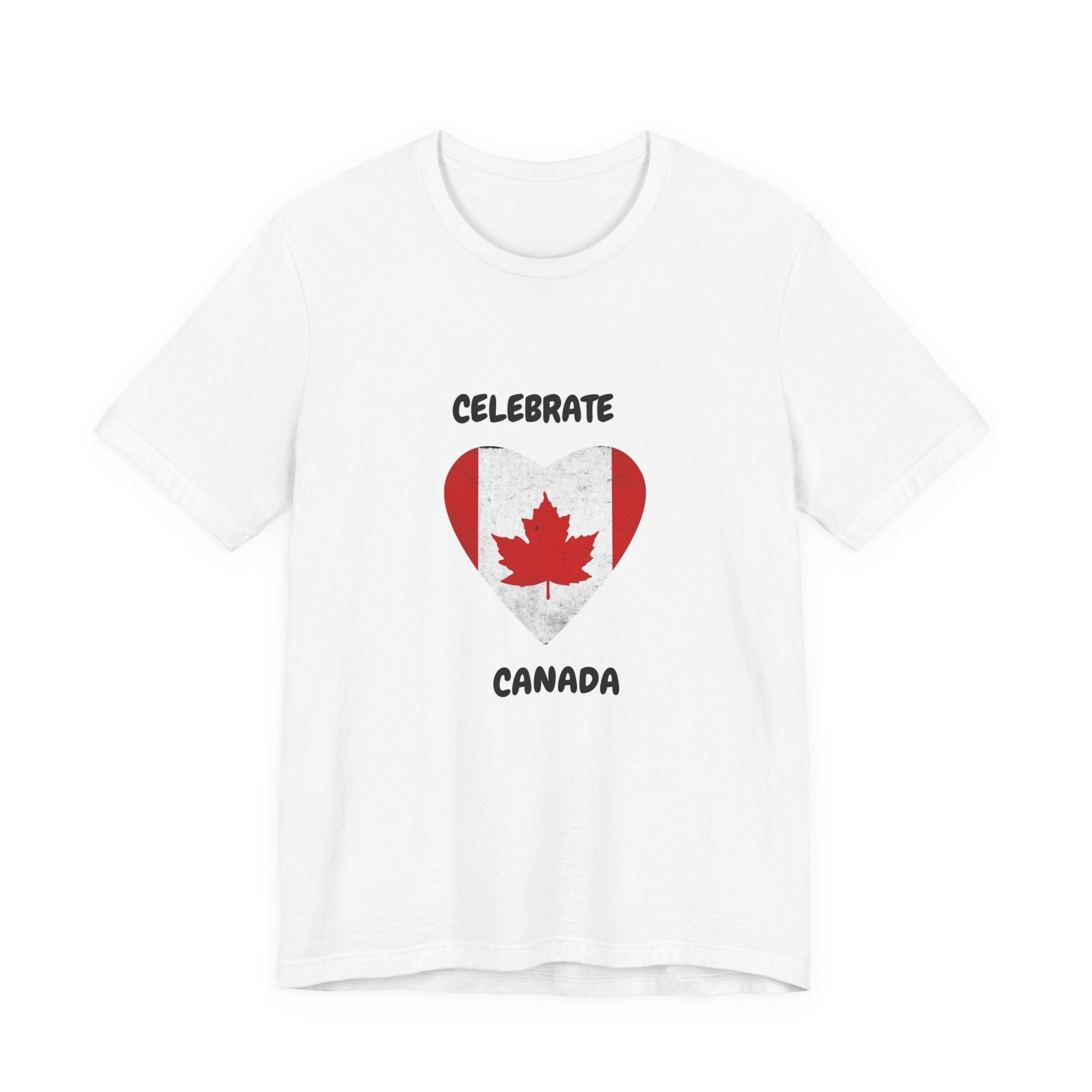 Celebrate Canada T-Shirt — Heart Flag Canadian Pride Tee