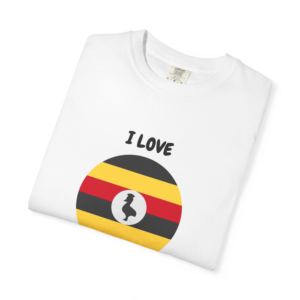 Uganda Flag "I Love Uganda" T-Shirt