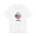 I Love America Heart Tee — Patriotic USA Flag T-Shirt