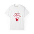 Valentine's Day T-Shirt — "Happy Valentine's Day" Heart Graphic