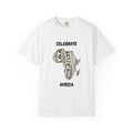 Celebrate Africa T-Shirt — African Map Tribal Pattern Tee