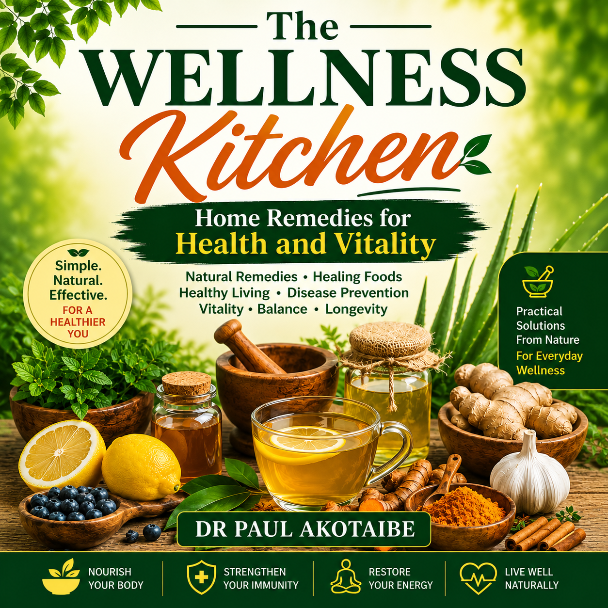 The Wellness Kitchen: Home Remedies for Health and Vitality